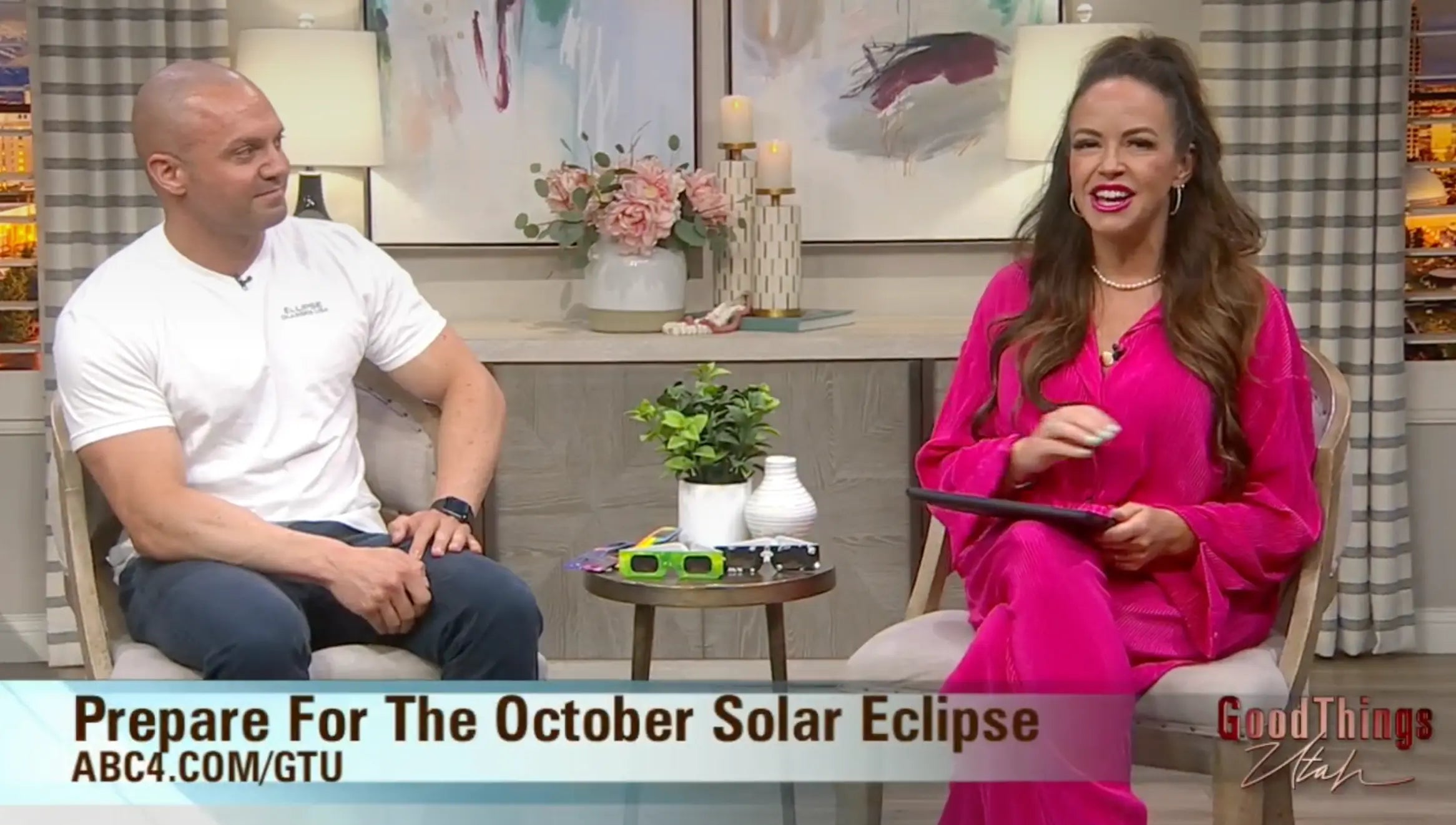 ABC4 - Eclipse Glasses and Why You Need Them Featuring Eclipse Glasses USA - Eclipse Optics