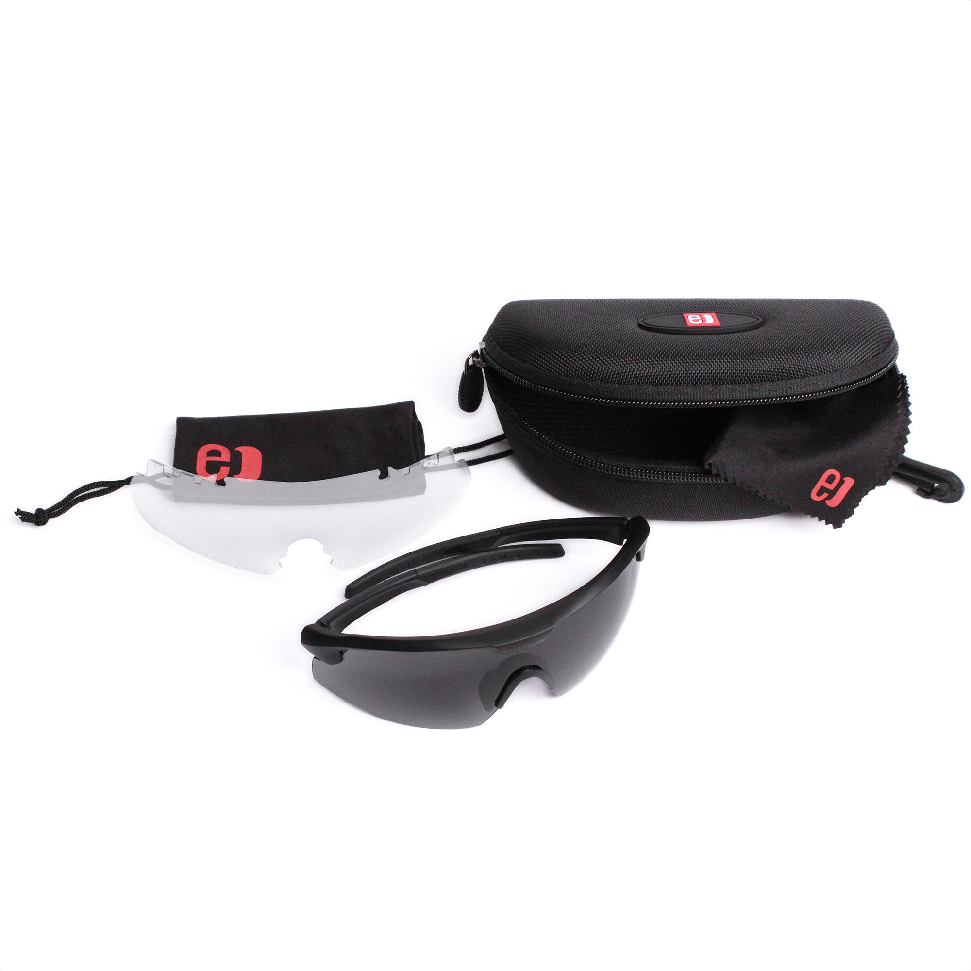 ANSI Z87.1+ & MIL - PRF - 32432A Shooting Glasses & Safety Glasses Kit - Eclipse Optics