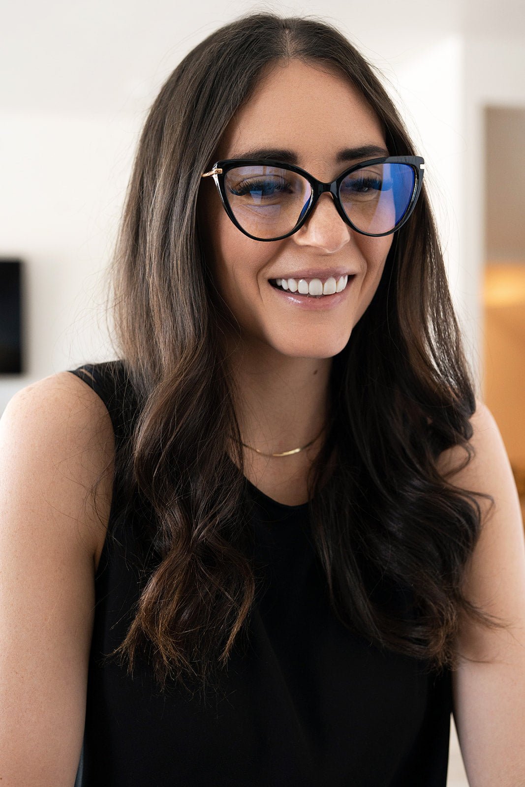 Spectrum Series Blue Light Glasses - Eclipse Optics#color_black