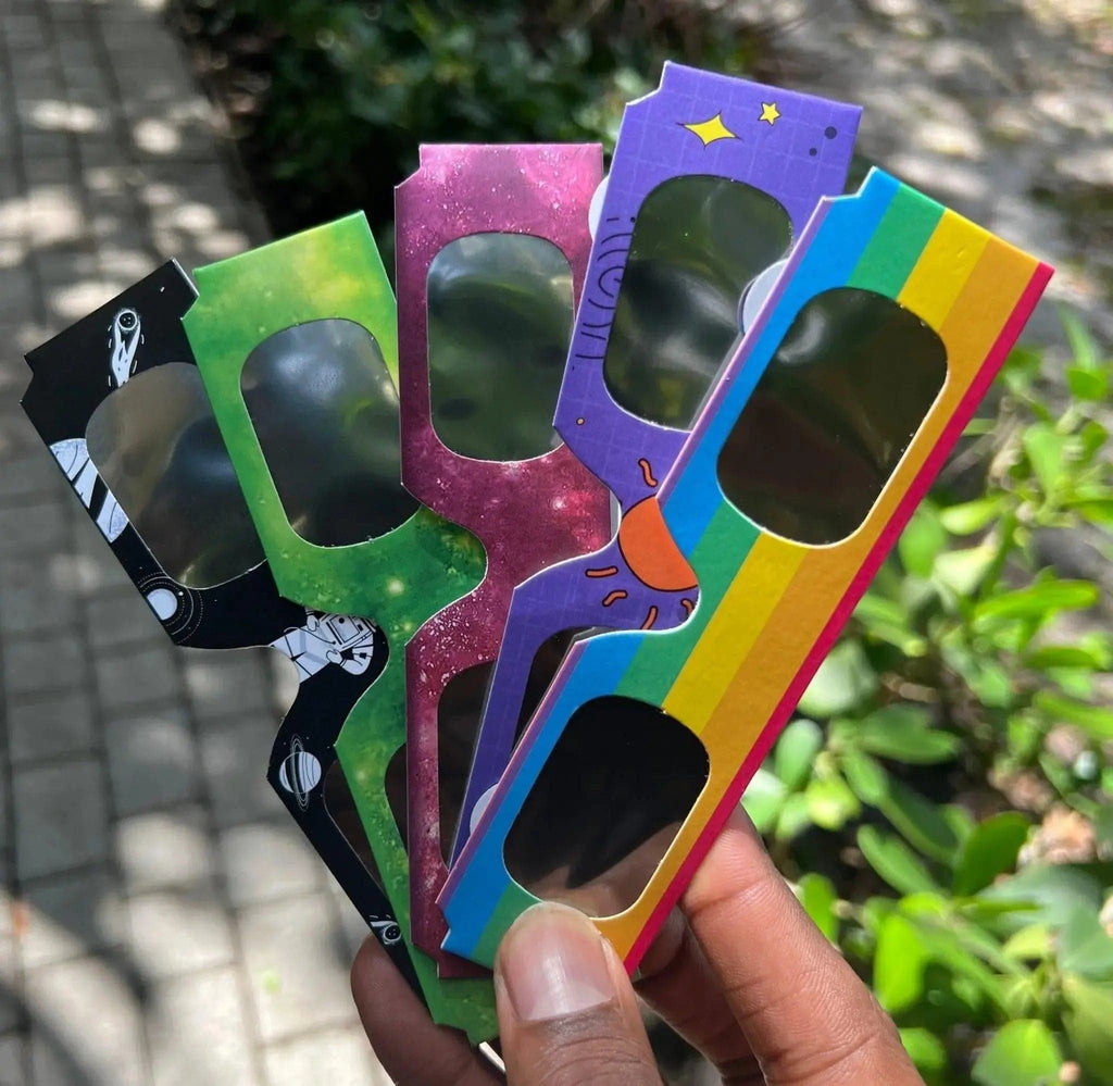 5-Pack ISO Compliant Eclipse Glasses for Direct Viewing of Solar Eclipse