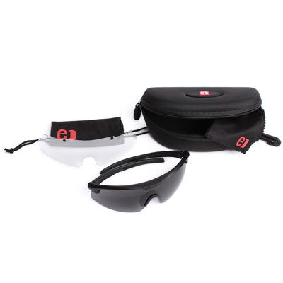 ANSI Z87.1+ & MIL - PRF - 32432A Shooting Glasses & Safety Glasses Kit - Eclipse Optics