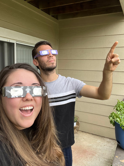 ISO Certified Eclipse Glasses, AAS Approved, Made in USA, 5-Pack