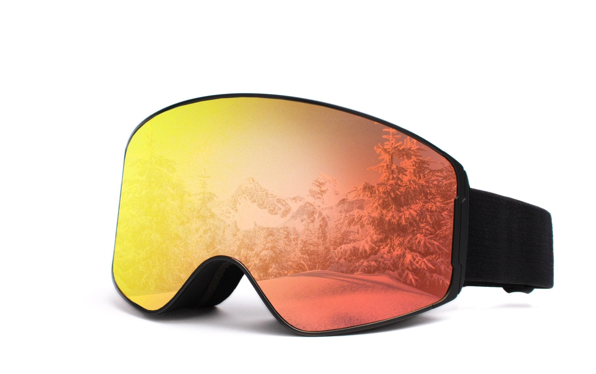 red lens ski goggles Wasatch Series Ski Goggles Red